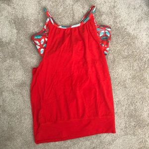 Tank with built in bra